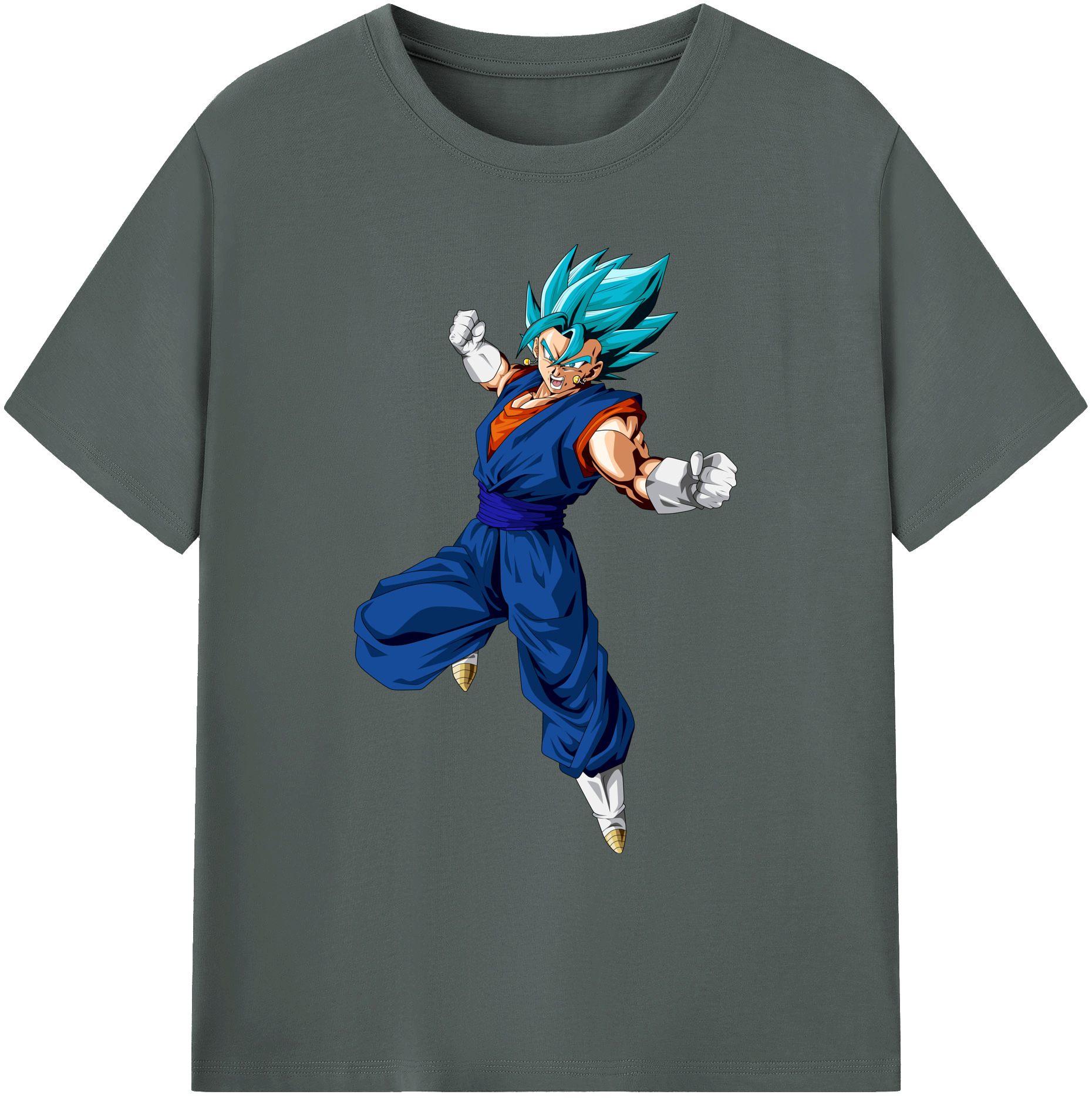 （画像用） ドラゴンボール ベジット DRAGON BALL Vegetto 綿100％ メンズ半袖Tシャツ｜肌触りやわらか＆通気性